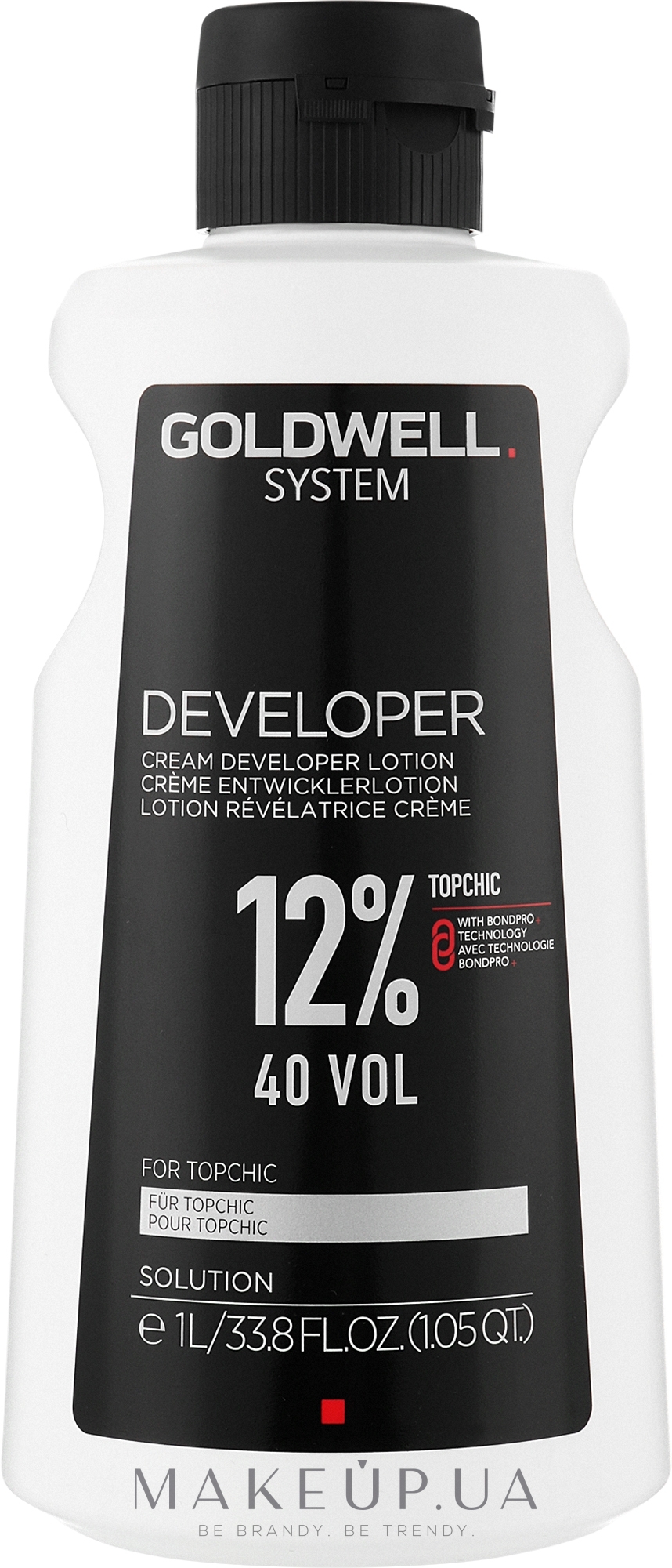 Окислитель 12% - Goldwell System Developer Lotion — фото 1000ml