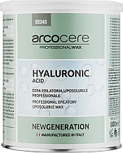 Воск в банке с гиалуроновой кислотой - Arcocere New Generation Hyaluronic Acid — фото N2