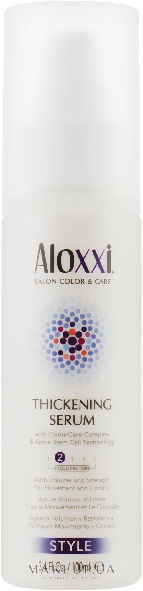 Сыворотка для укрепления волос - Aloxxi Thickening Serum — фото 100ml