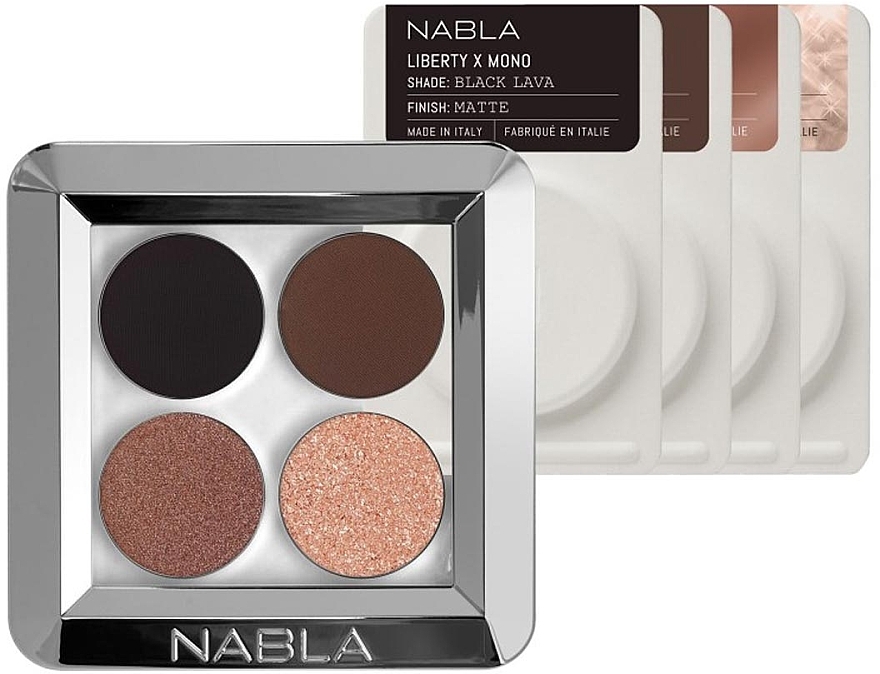 Палетка теней для век - Nabla Liberty X Quad Kit Eyeshadow Palette — фото N2