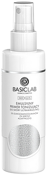 Тонізувальна емульсія-праймер для надчутливої шкіри - BasicLab Dermocosmetics Micellis — фото N1