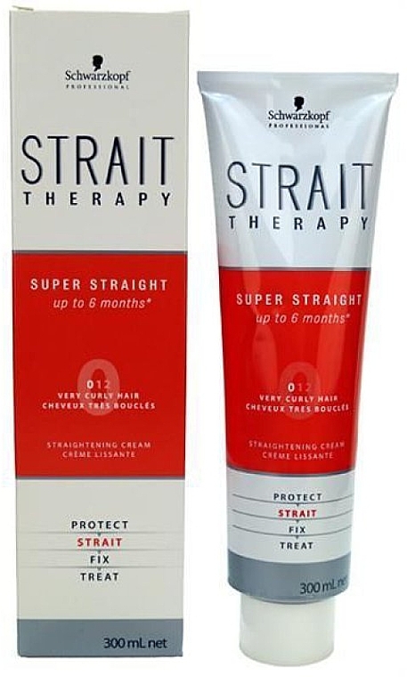 Вирівнювальний крем - Schwarzkopf Professional Strait Therapy Straight Cream 0 — фото N1