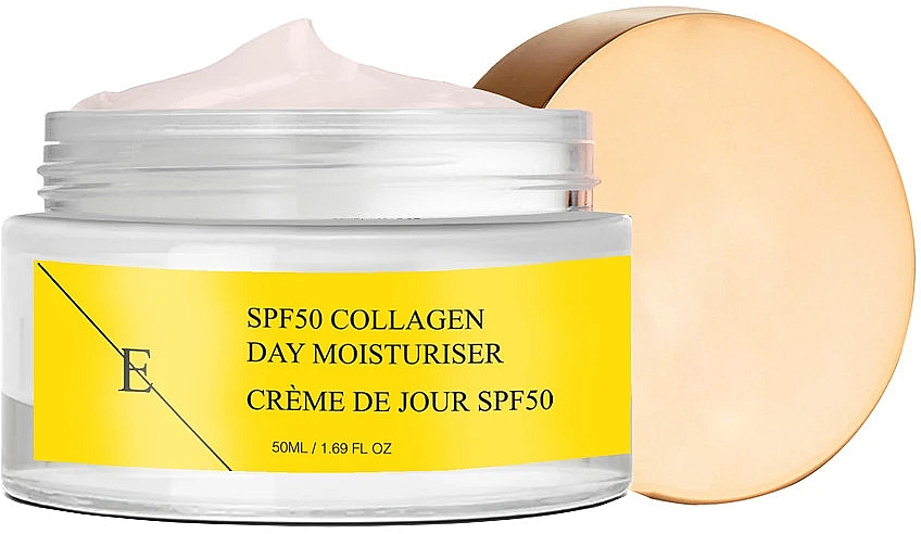 Денний крем для обличчя з колагеном - Eclat Skin London Collagen Day Cream SPF50 — фото N1