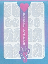 Парфумерія, косметика Дизайнерські наклейки для нігтів "Foil 0062" - StickersSpace 