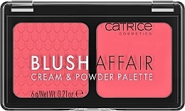 Палетка румян - Catrice Blush Affair Cream & Powder Palette — фото N2