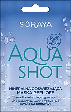 Духи, Парфюмерия, косметика Минеральная освежающая маска-пленка - Soraya Aquashot