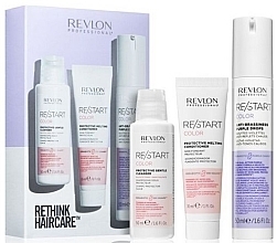 Духи, Парфюмерия, косметика Набор - Revlon Professional Restart Color (sh/50ml + cond/30ml+ser/50ml) 