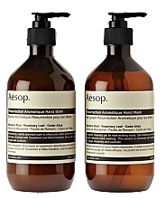 Парфумерія, косметика Набір - Aesop Resurrection Aromatique Hand Wash (h/soap/2x500ml)