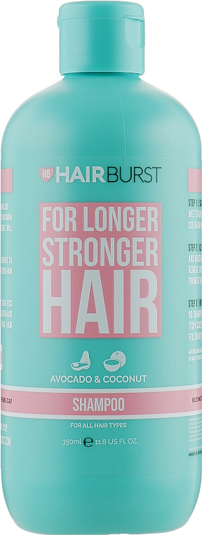 Шампунь для росту й зміцнення волосся - Hairburst Longer Stronger Hair Shampoo — фото N3