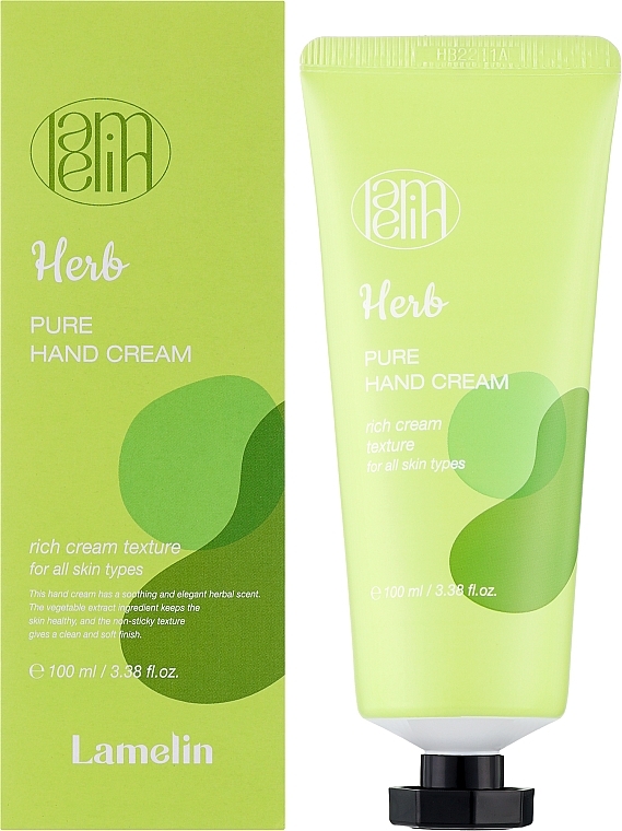 Крем для рук "Herb" - Lamelin Pure Hand Cream — фото N2