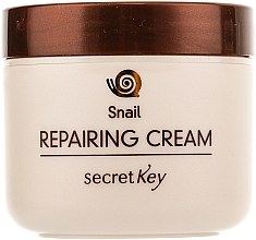 Восстанавливающий крем для лица с муцином улитки - Secret Key Snail + EGF Repairing Cream — фото N2