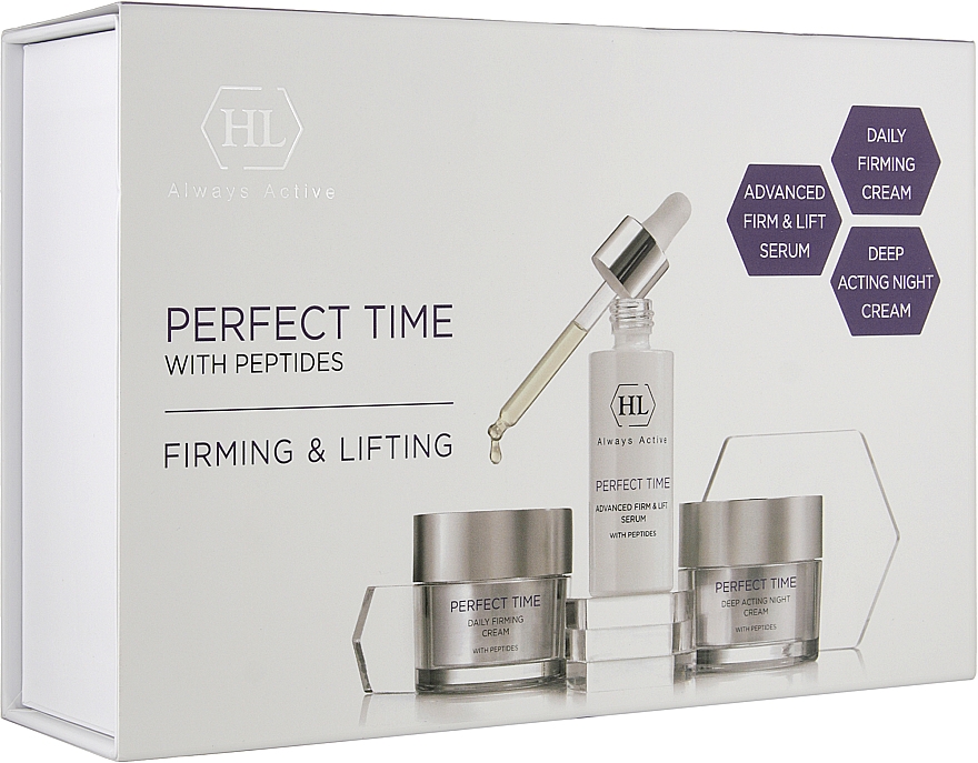 Набір - Holy Land Cosmetics Perfect Time Kit (ser/30ml + cr/50ml + cr/50ml) — фото N1