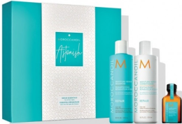 Духи, Парфюмерия, косметика Набор - MoroccanOil Holiday Set Repair (shm/250ml + cond/250ml + oil/25ml)