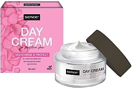 Парфумерія, косметика Денний крем для чутливої шкіри - Sence Day Cream For Sensitive Skin Moisturise & Protect