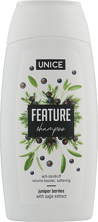 Шампунь для волос с можжевельником - Unice Feature Shampoo Juniper Berries — фото N1