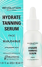 Увлажняющая сыворотка для загара лица - Revolution Beauty Hydrating Face Tan Serum — фото N2