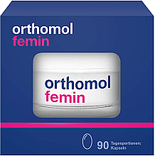 Вітамінна підтримка для жінок у період менопаузи, капсули - Orthomol Femin — фото N2