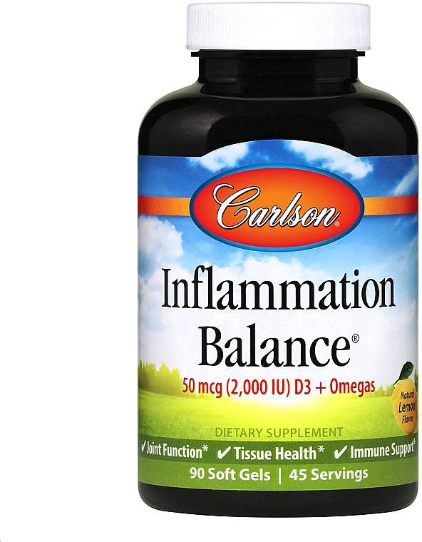 Харчова добавка "Протизапальний комплекс" - Carlson Labs Inflammation Balance — фото N1