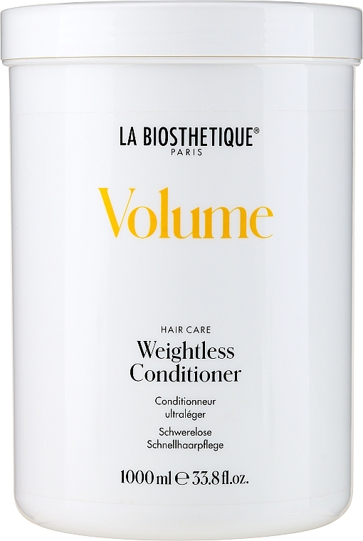 Легкий кондиціонер для надання об'єму волоссю  - La Biosthetique Volume Weightless Conditioner — фото N2