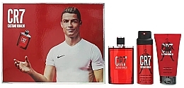 Cristiano Ronaldo CR7 - Набор (edt/100m + sh/gel/150ml + b/spray/150ml) — фото N1