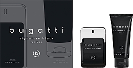 Духи, Парфюмерия, косметика УЦЕНКА Bugatti Signature Black - Набор (edt/100ml + sh/gel/200ml) *