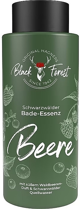 Эссенция для ванны "Ягодная" - Original Hagners Black Forest Berry Bath Essence — фото N1