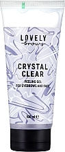 Пилинг-скатка для бровей и лица - Lovely Brows Crystal Clear Peeling Gel For Eyebrows And Face — фото N1