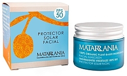 Сонцезахисний крем для обличчя - Matarrania 100% Organic Face Sunscreen SPF50 — фото N2