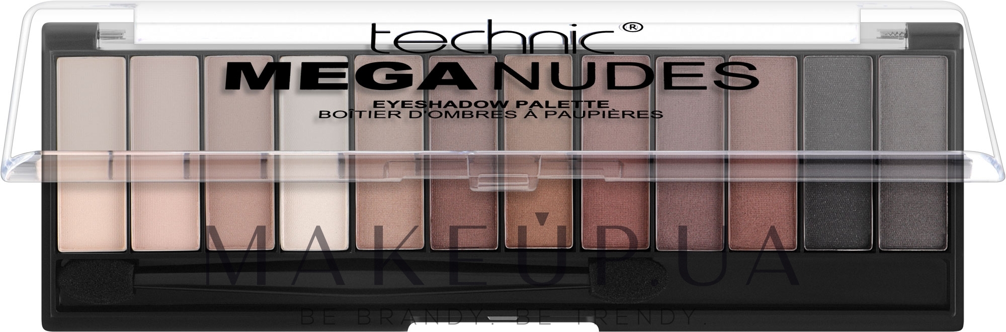 Палетка тіней для очей - Technic Cosmetics Mega Nudes­ Eyeshadow Palette — фото 1