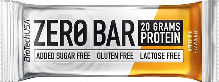 Протеиновый батончик "Яблочный пирог" - BioTechUSA Zero Bar Apple Flavoured — фото N1