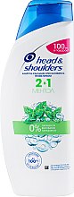 Парфумерія, косметика УЦЕНКА Шампунь 2в1 проти лупи - Head & Shoulders 2in1 Menthol *