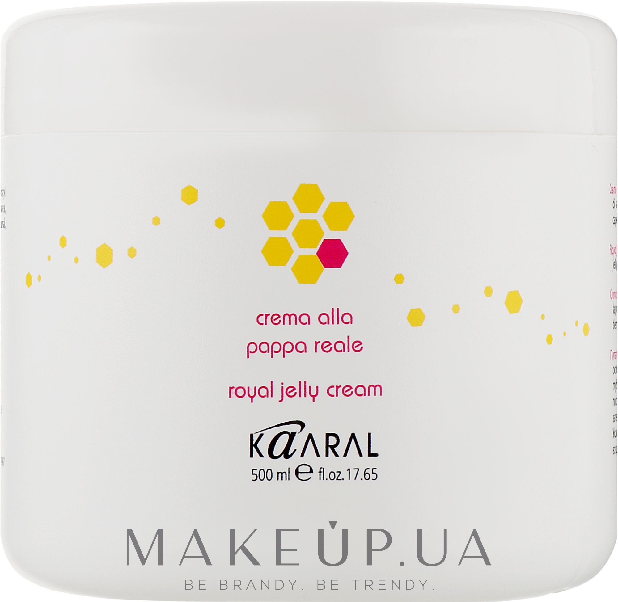 Маска с пчелиным маточным молочком - Kaaral Maxi Royal Jelly Cream — фото 500ml