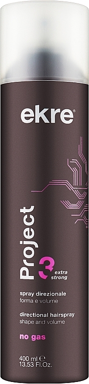Лак для волос без газа - Ekre Project Extra Strong Fix Directional Hairspray — фото N1
