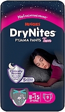 Трусики-підгузки "Dry Nights" для дівчаток (27-57 кг, 9 шт.) - Huggies — фото N2