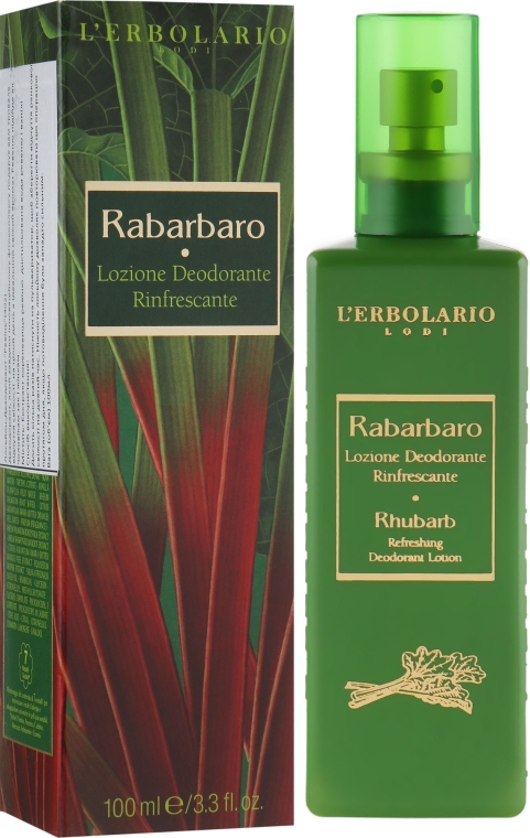 Дезодорант-лосьйон "Ревінь" - L'Erbolario Rabarbaro Bagnoschiuma — фото N1