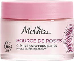 Парфумерія, косметика Зволожувальний денний крем для обличчя - Melvita Source De Roses Hydra-plumping Cream