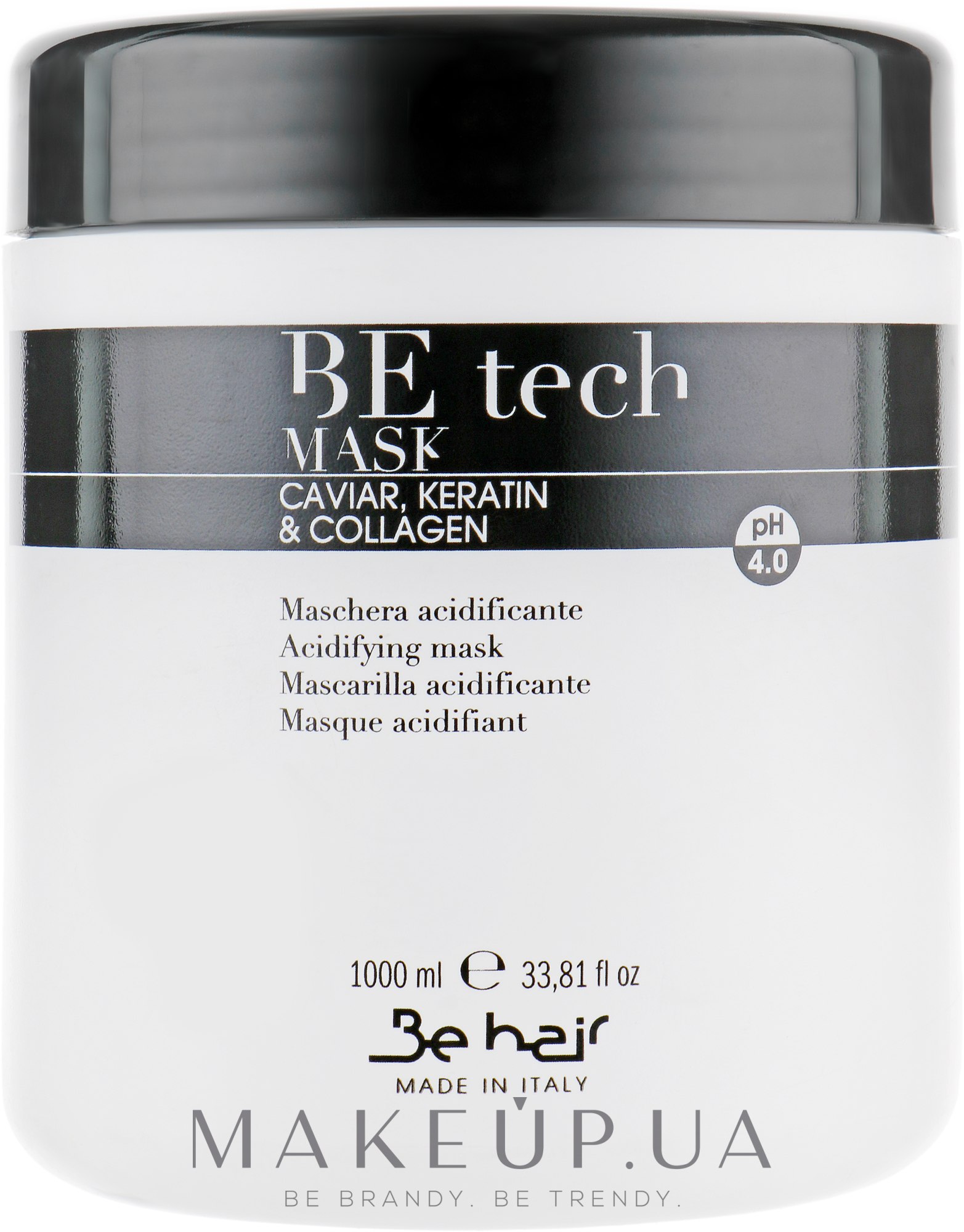 Кисла рН-маска з кератином і колагеном - Be Hair Be Tech Acidifying Mask — фото 1000ml