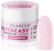 Парфумерія, косметика Моделювальний гель для нігтів - Claresa Soft & Easy Builder Gel UV/LED Glam Pink