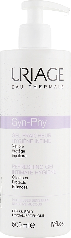 УЦЕНКА Гель для интимной гигиены - Uriage GYN-PHY Toilette Intime Gel Fraicheur * — фото N2