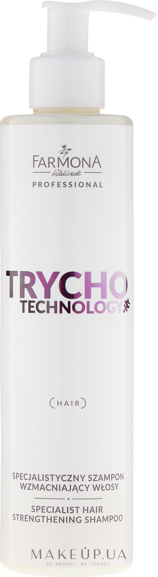 Специализированный шампунь для укрепления волос - Farmona Professional Trycho Technology Specialist Hair Strengthening Shampoo — фото 250ml