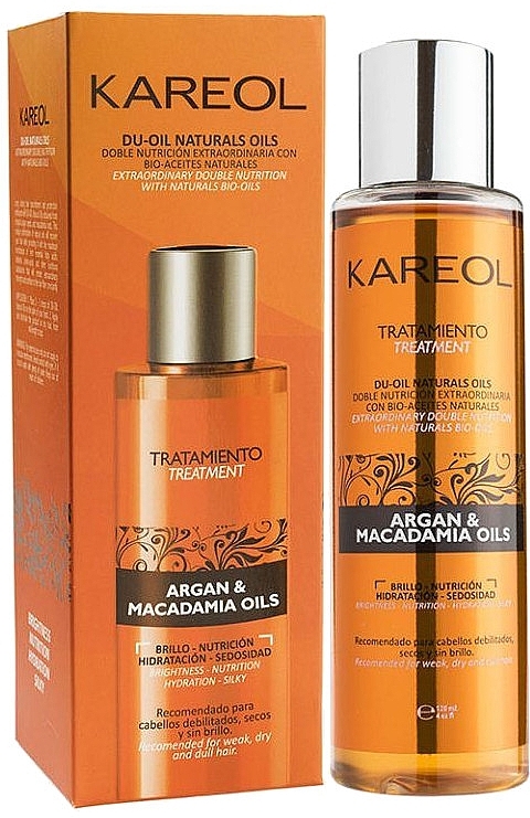 Масло арганы и макадамии для волос - Kareol Argan & Macadamia Oils Treatment — фото N1