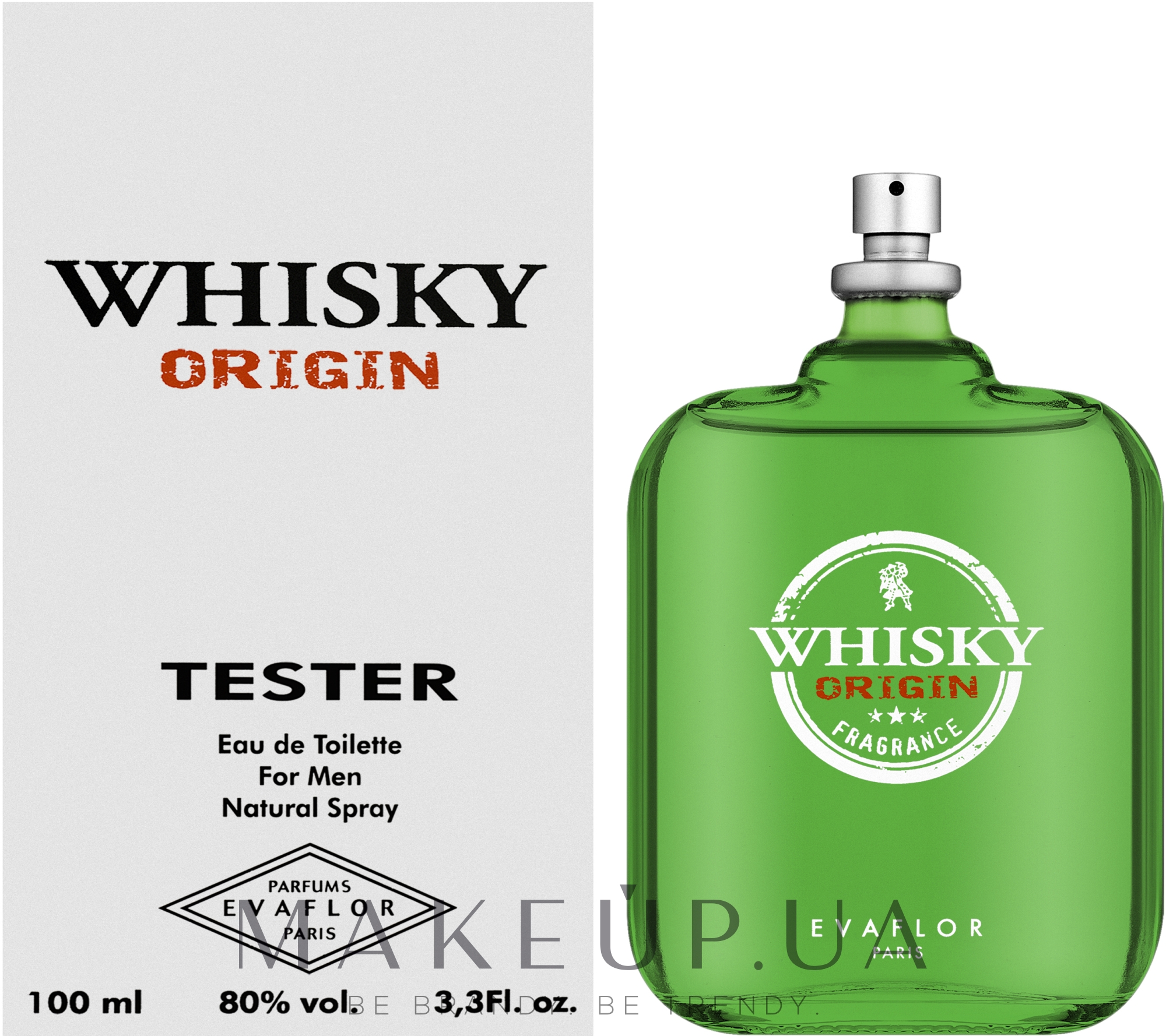 Evaflor Whisky Origin - Туалетная вода (тестер без крышечки)  — фото 100ml