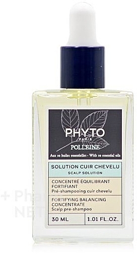 Зміцнювальний концентрат для волосся - Phyto Polleine Scalp Solution Fortifying Balancing Concentrate — фото N2