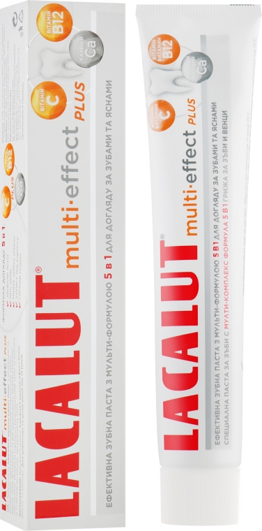 Зубна паста "Мультиефект плюс" - Lacalut Multi-Effect Plus Toothpaste