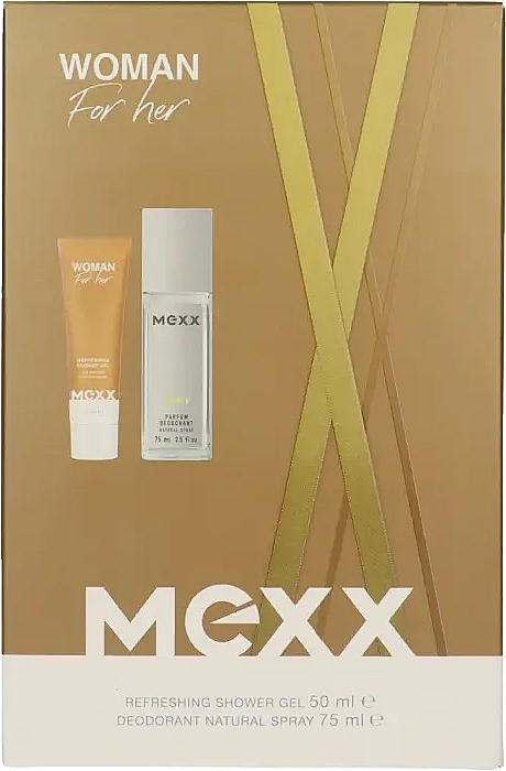 Mexx Woman Set - Набор (deo/75ml + sh/gel/50ml) — фото N1