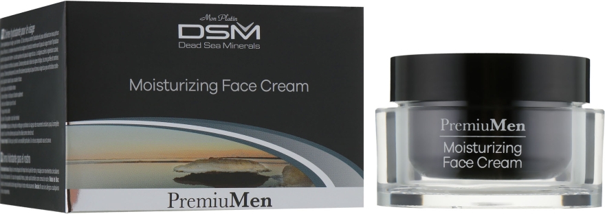 Чоловічий зволожувальний крем для обличчя - Mon Platin DSM Moisturizing Face Cream PremiuMen — фото N1