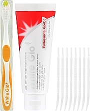 Парфумерія, косметика Набір - White Glo Professional Choice Whitening Toothpaste (toothpaste/100ml + toothbrush)