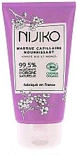 Парфумерія, косметика Маска для волосся "Моної та масло ши" - Nijiko Organic Nourishing Hair Mask Monoi & Shea Butter