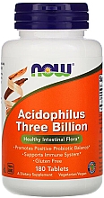 Пищевая добавка "Ацидофилус три миллиарда" - Now Foods Stabilized Acidophilus Three Billion  — фото N1