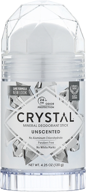 УЦІНКА Минеральный дезодорант-стик без запаха - Crystal Body Deodorant Stick * — фото N1